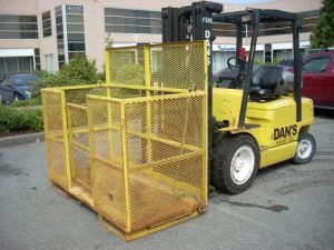 forklift cage basket