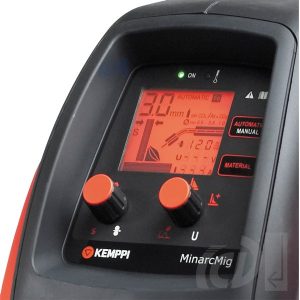Kemppi MinarcMig EVO 200 graphic display