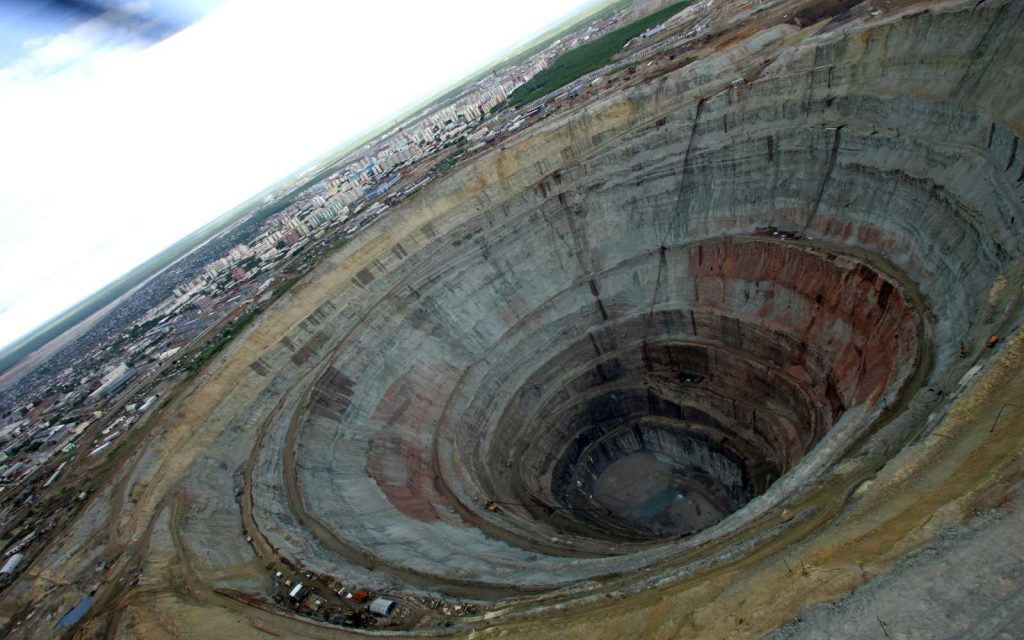 Not the kola borehole but the Tuatona mine