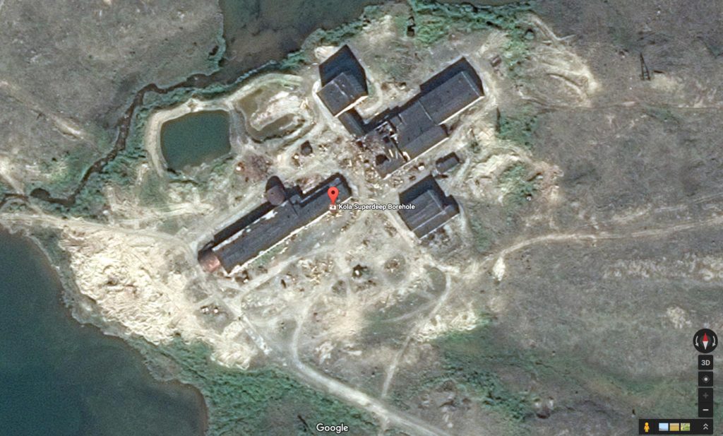 Kola superdeep borehole google earth