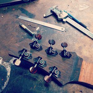 Guitar building process