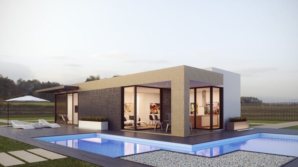 Smaller eco friendly house