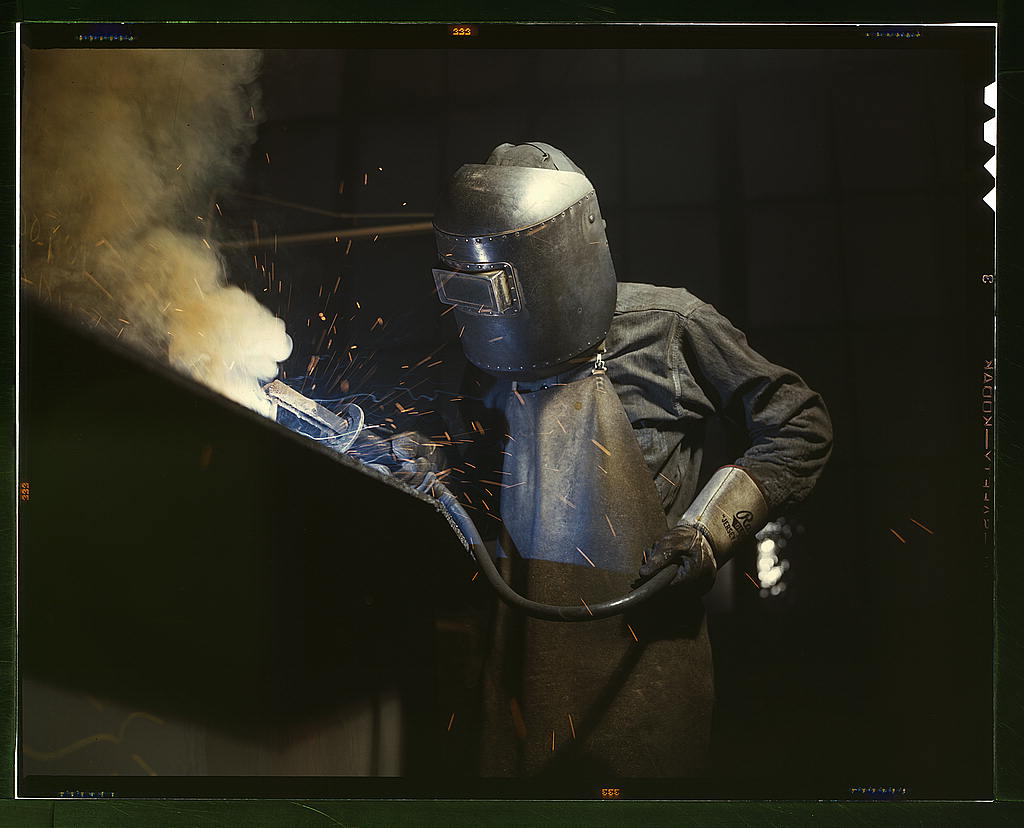 Old school welding gear