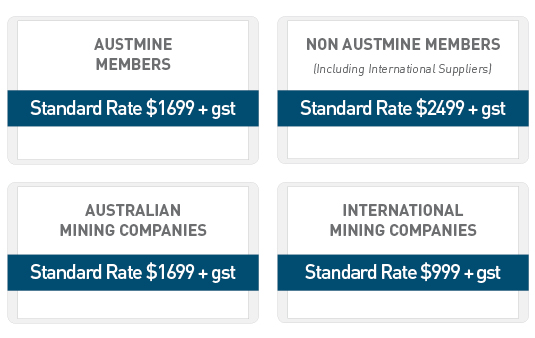 Austmine Pricing Structure