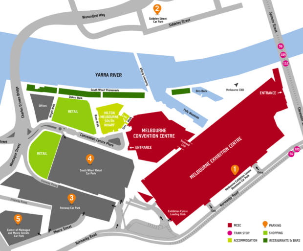 The 5 Available Car Parks