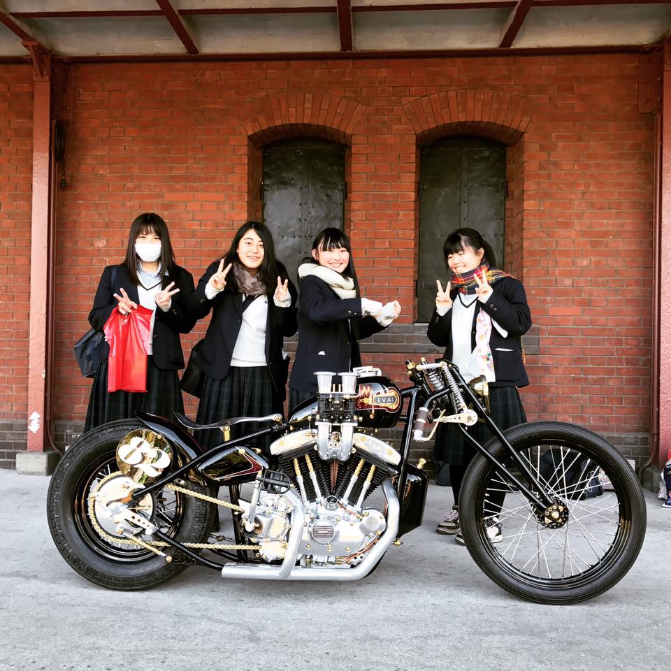 Eval Upheval Motorcycle Admired in Japan