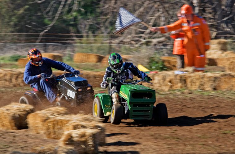 monster mowers turn your ride on into a racer