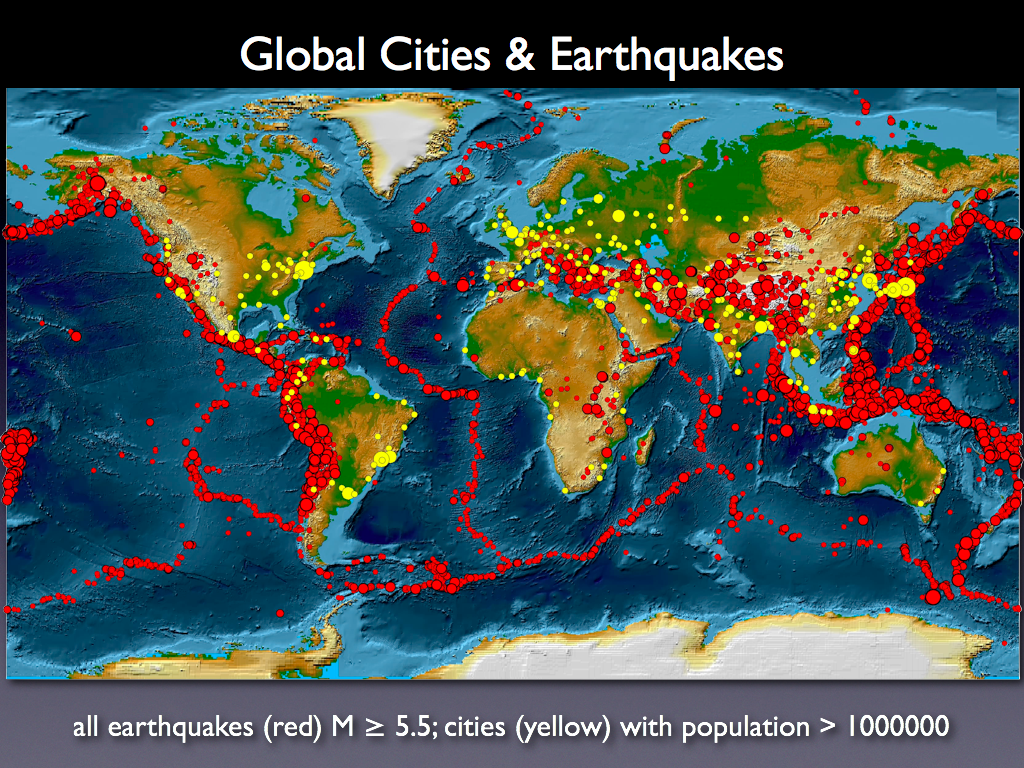 earthquake regions