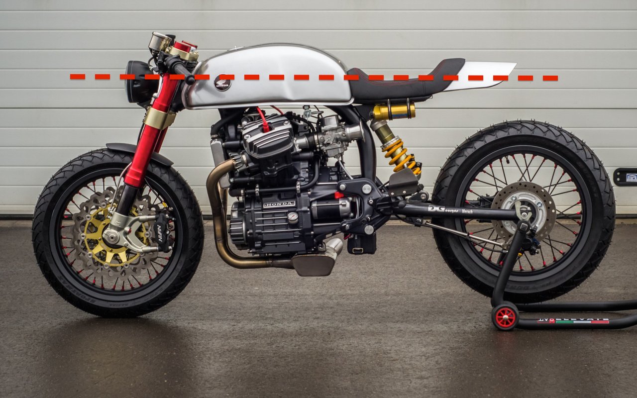 cafe racer bone line