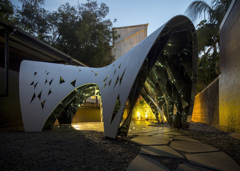Laser cut archway in Sydney