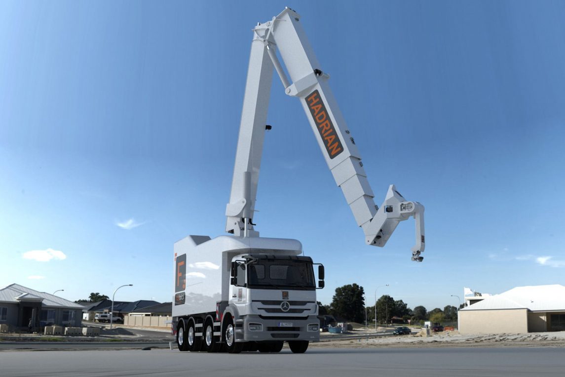 Hadrian x vehicle mounted model
