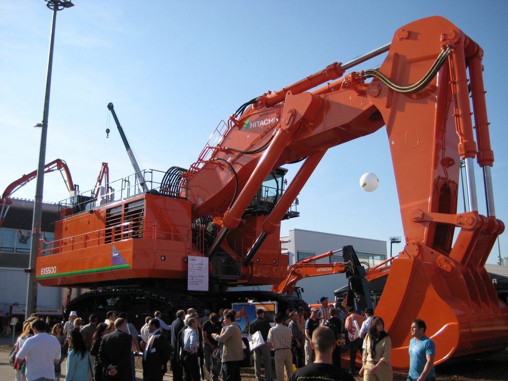 Hitachi EX5500 mining excavator