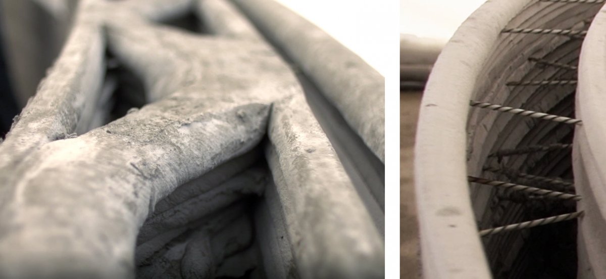 apis core 3d printed building close ups
