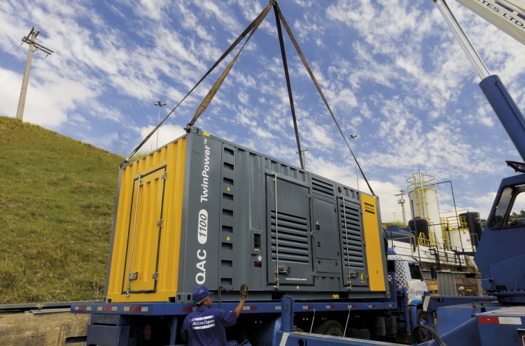 ATLAS COPCO QAC 1100 Twin Power Generator Arrives in Australia
