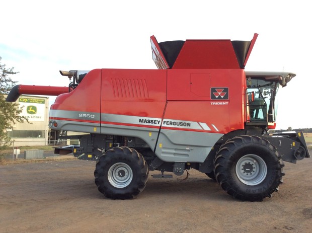 Massey Ferguson combine harvester