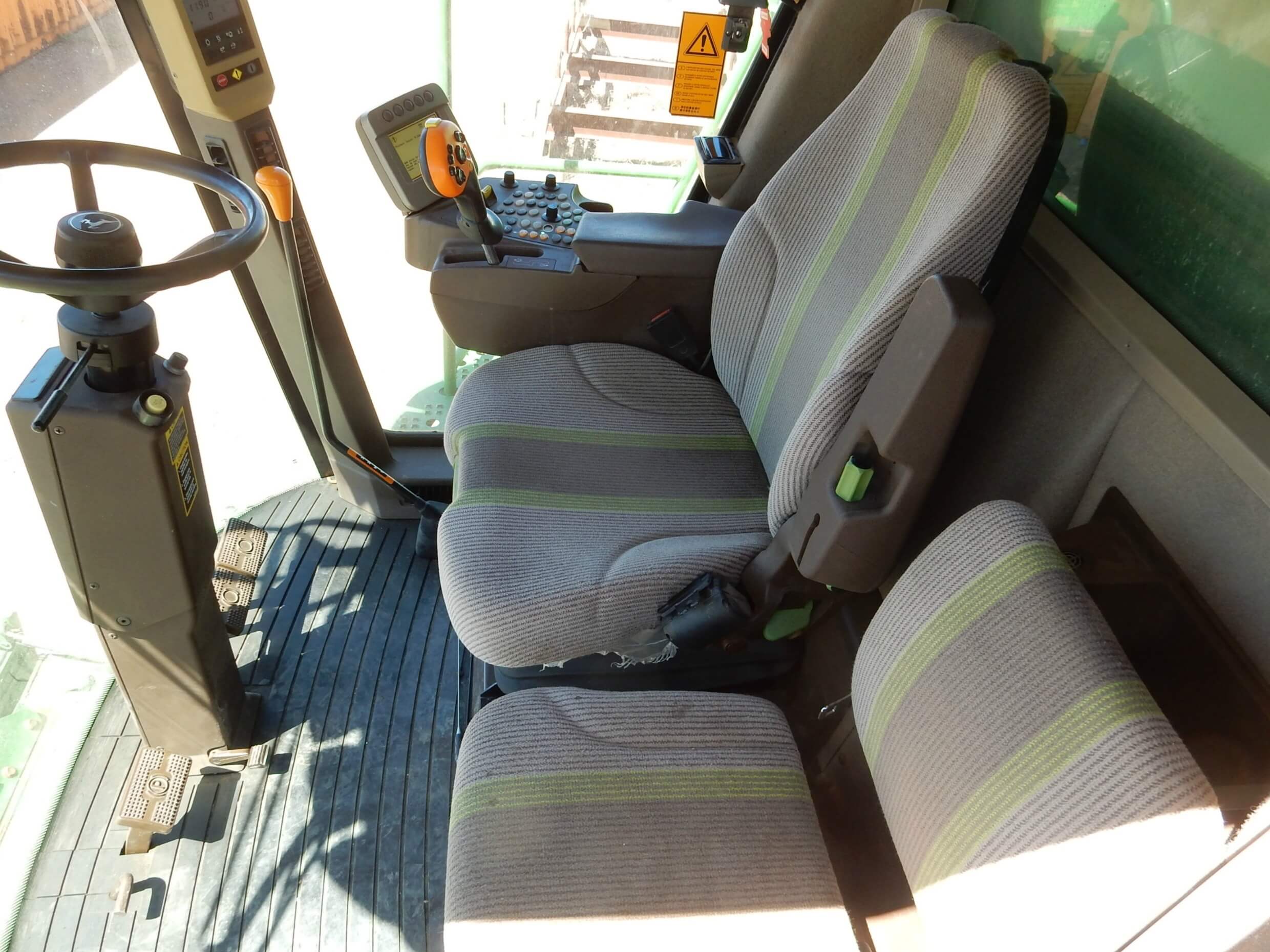 John Deere Combine Harvester Interior