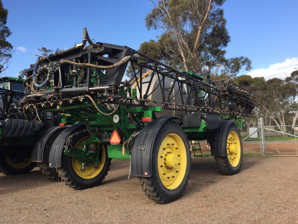 John Deere sprayer back view