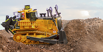 komatsu mining dozer