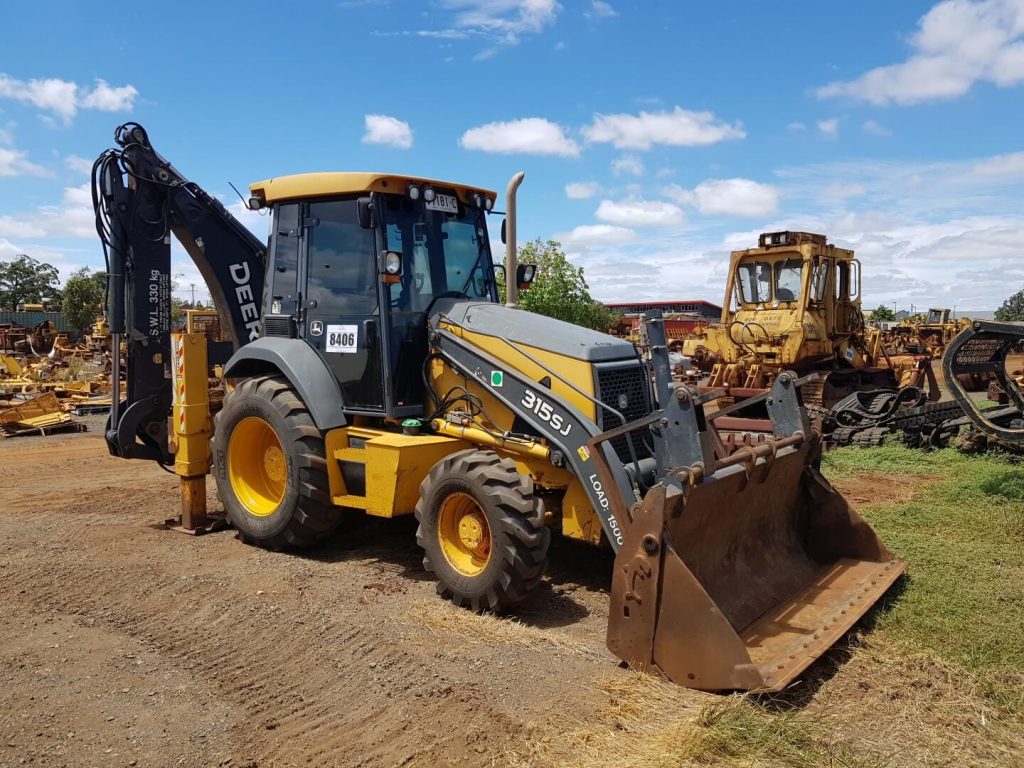 john deere construction backhoe