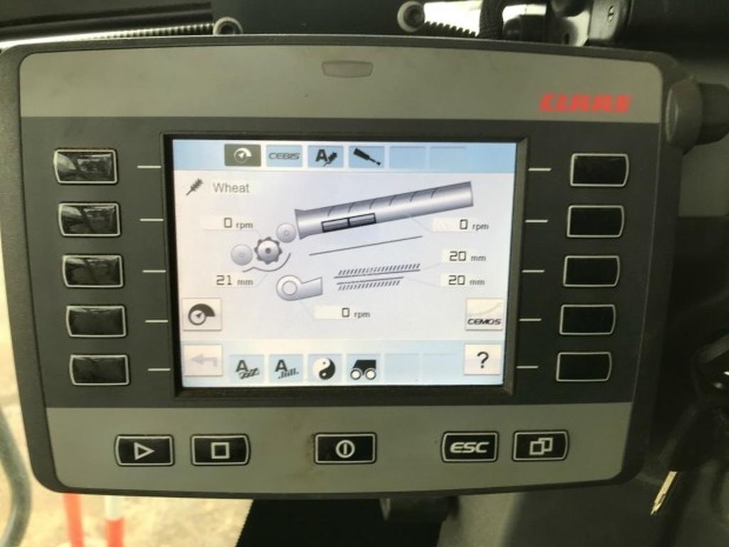 Lexion 760TT Display Screen