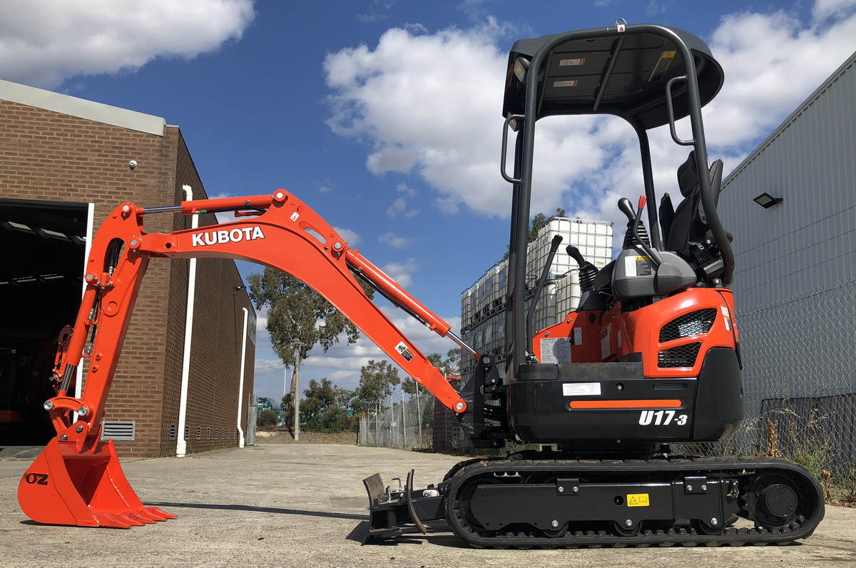 Kubota U173 Excavator Equipment Focus