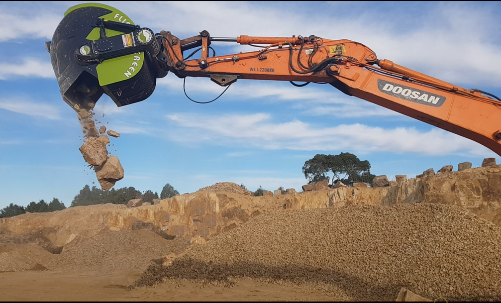 Flipscreen EX85 in action